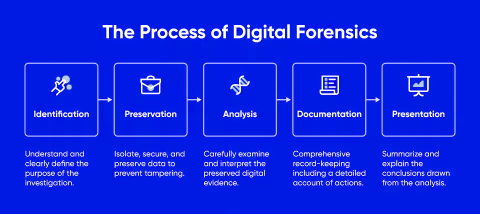 process of digital forensic